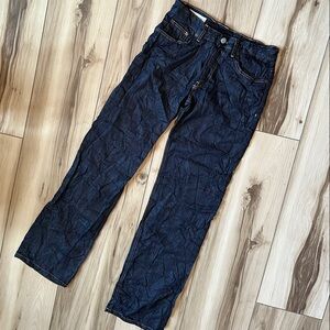 Zara Blue Straight Leg Jeans Classic Denim